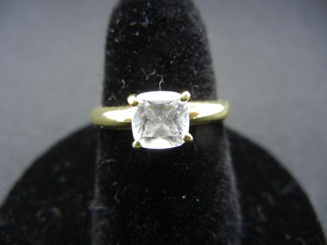 Gold Vermeil Sterling Silver Wedding Ring.: Gold Vermeil Sterling Silver Wedding Ring.