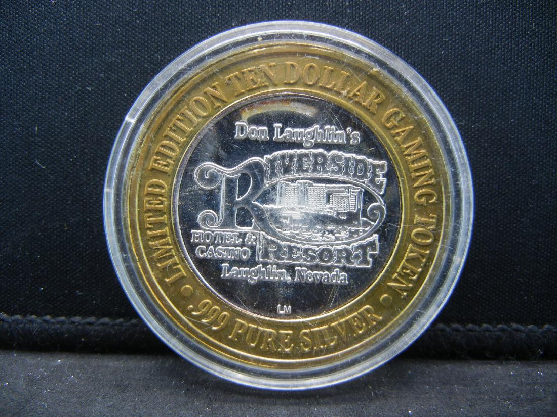 1996 Limited Edition $10 Gaming Token Riverside Resort (1 of 2)
