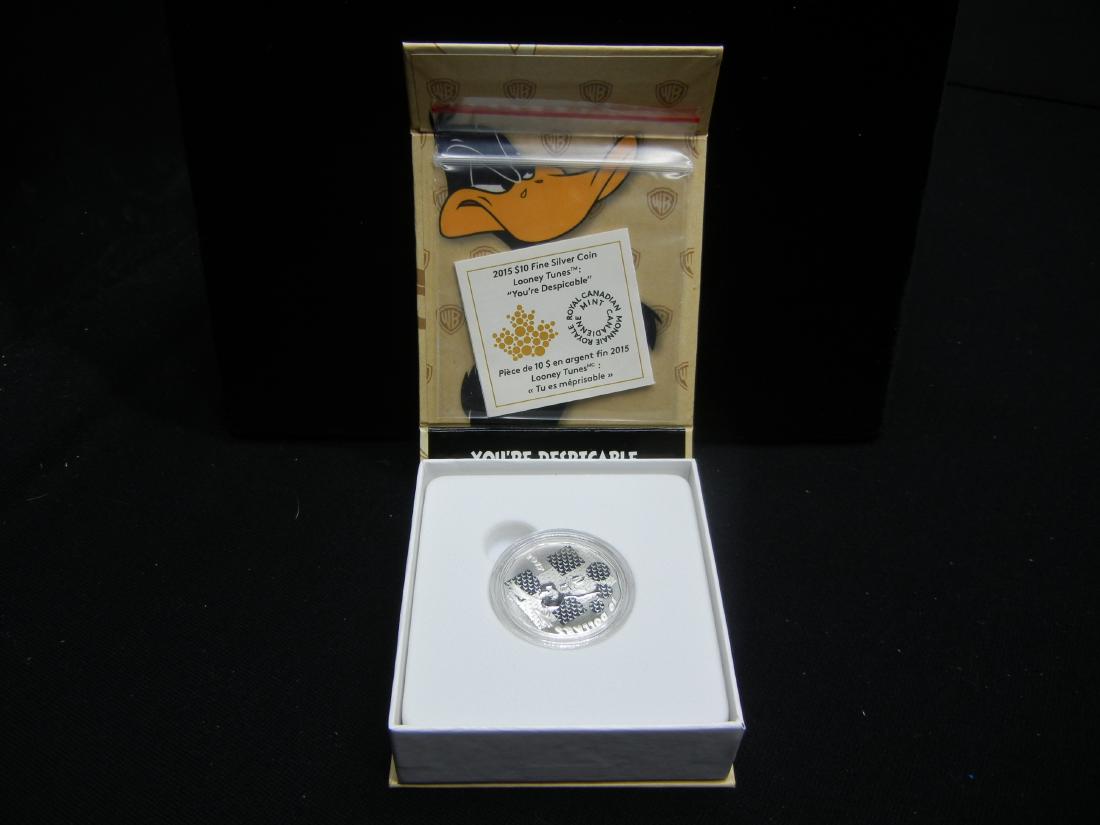 Looney Tunes .9999 Fine Silver $10 Daffy Duck. You're (1 of 5)