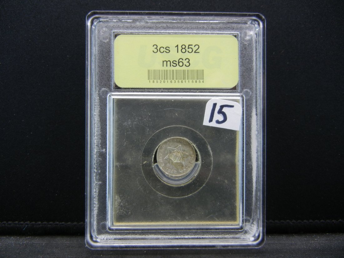 1862 USCG MS63 Three Cent Silver (1 of 4)