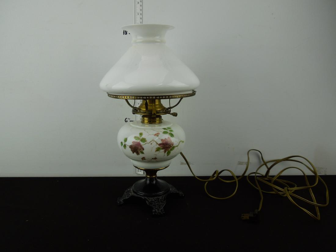 Gone with the wind style Electric Lamp, Rose design/ (1 of 3)