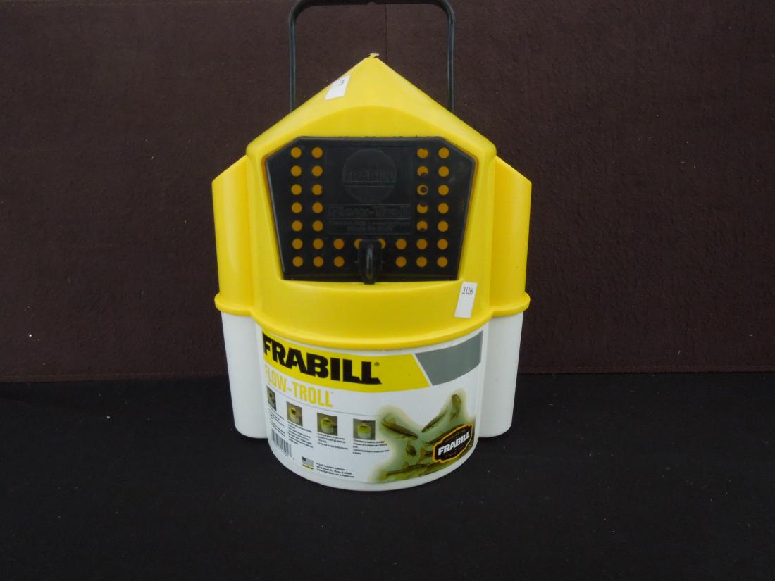 Frabill Flow-Troll Minnow Bucket & Min-O-Life Whisper: Frabill Flow-Troll Minnow Bucket & Min-O-Life Whisper Drive Rotary Pump