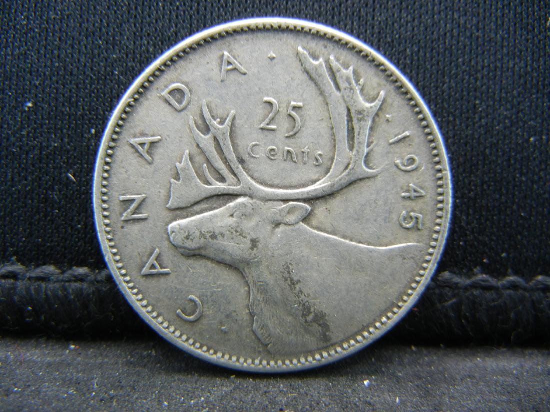 1945 Silver Canada Quarter (1 of 2)