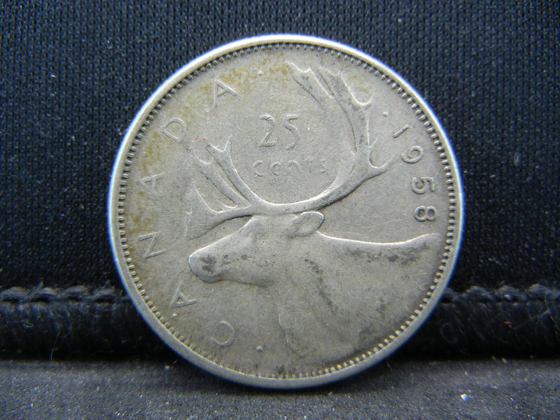 1958 Silver Canada Quarter (1 of 2)