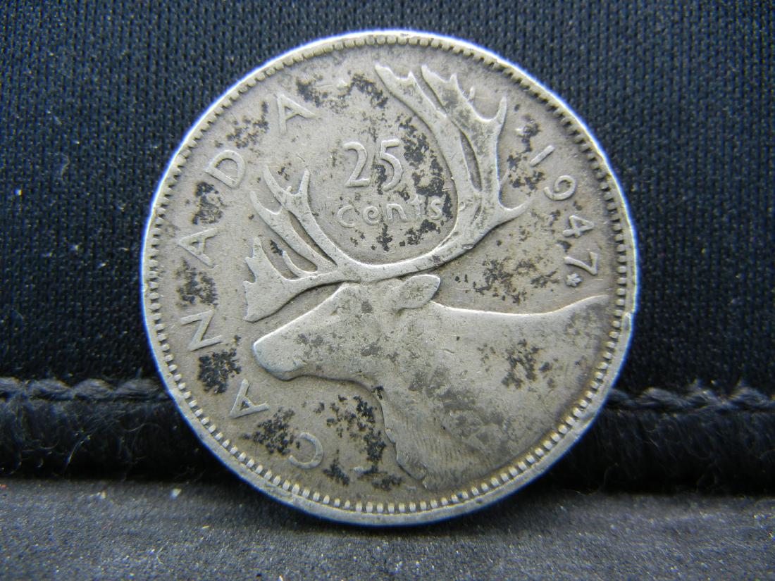 1947 Silver Canada Maple Leaf (1 of 2)