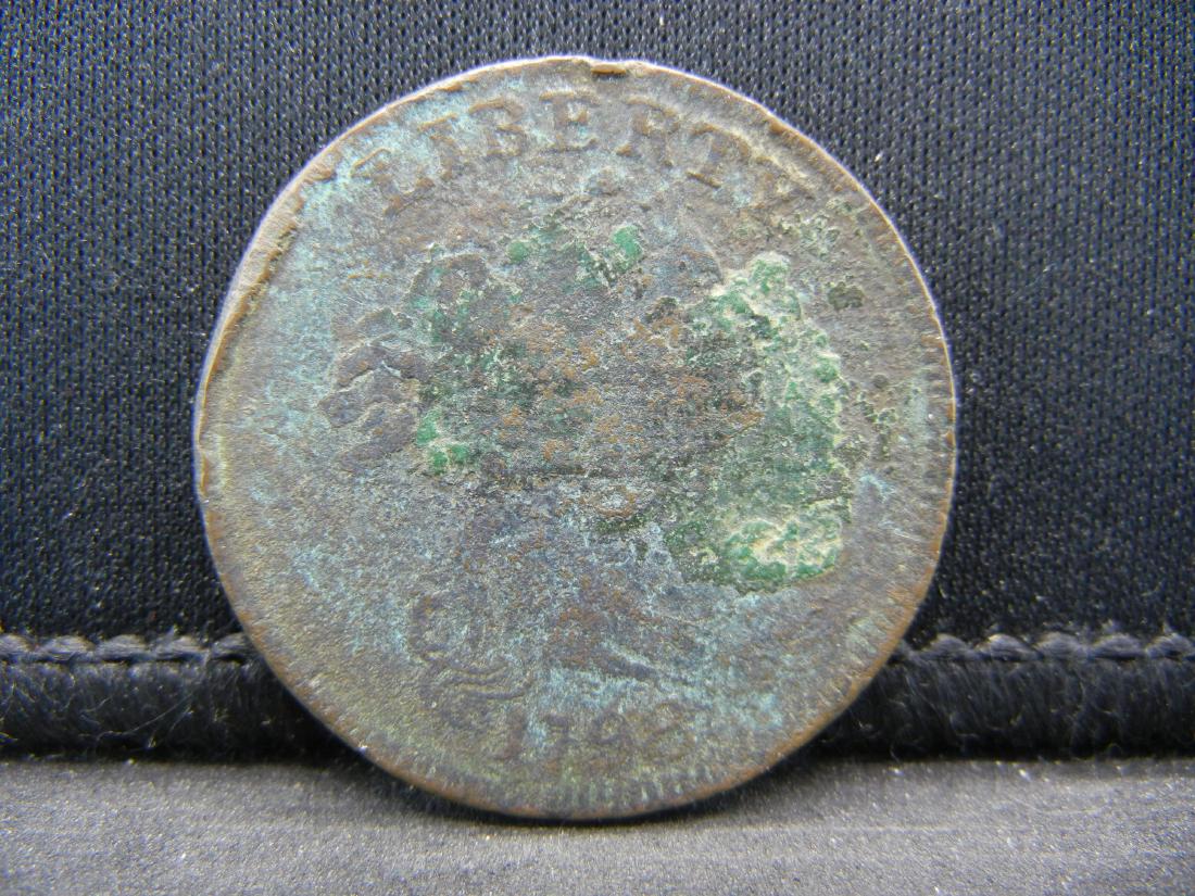 1798 United States Large Cent.  Readible Date But Poor (1 of 2)