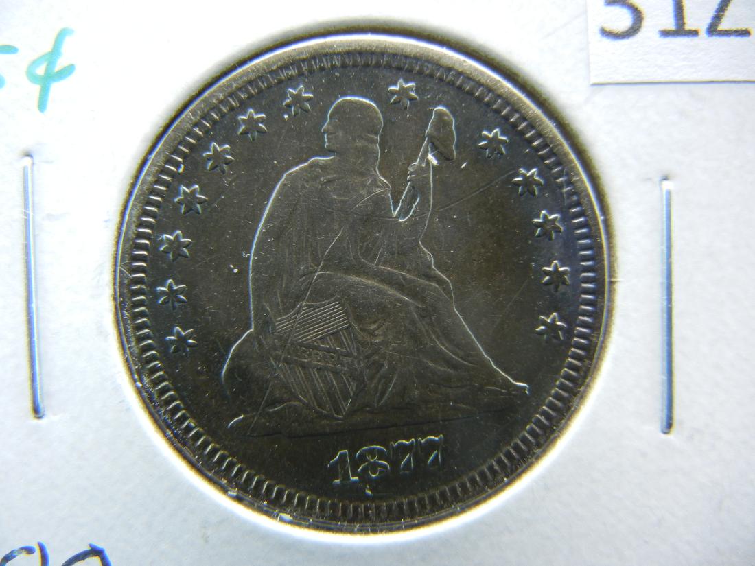 1877 Seated Quarter. Nice! (1 of 3)