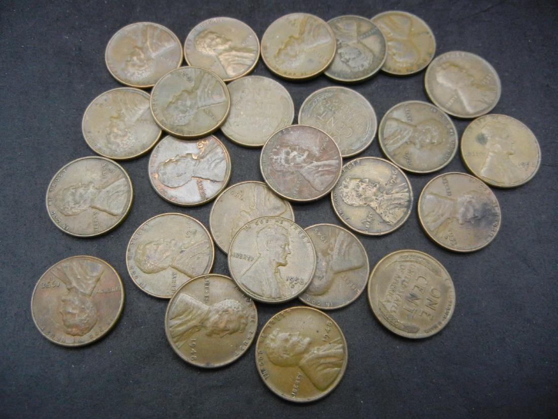 25 Wheat Cents (1 of 3)