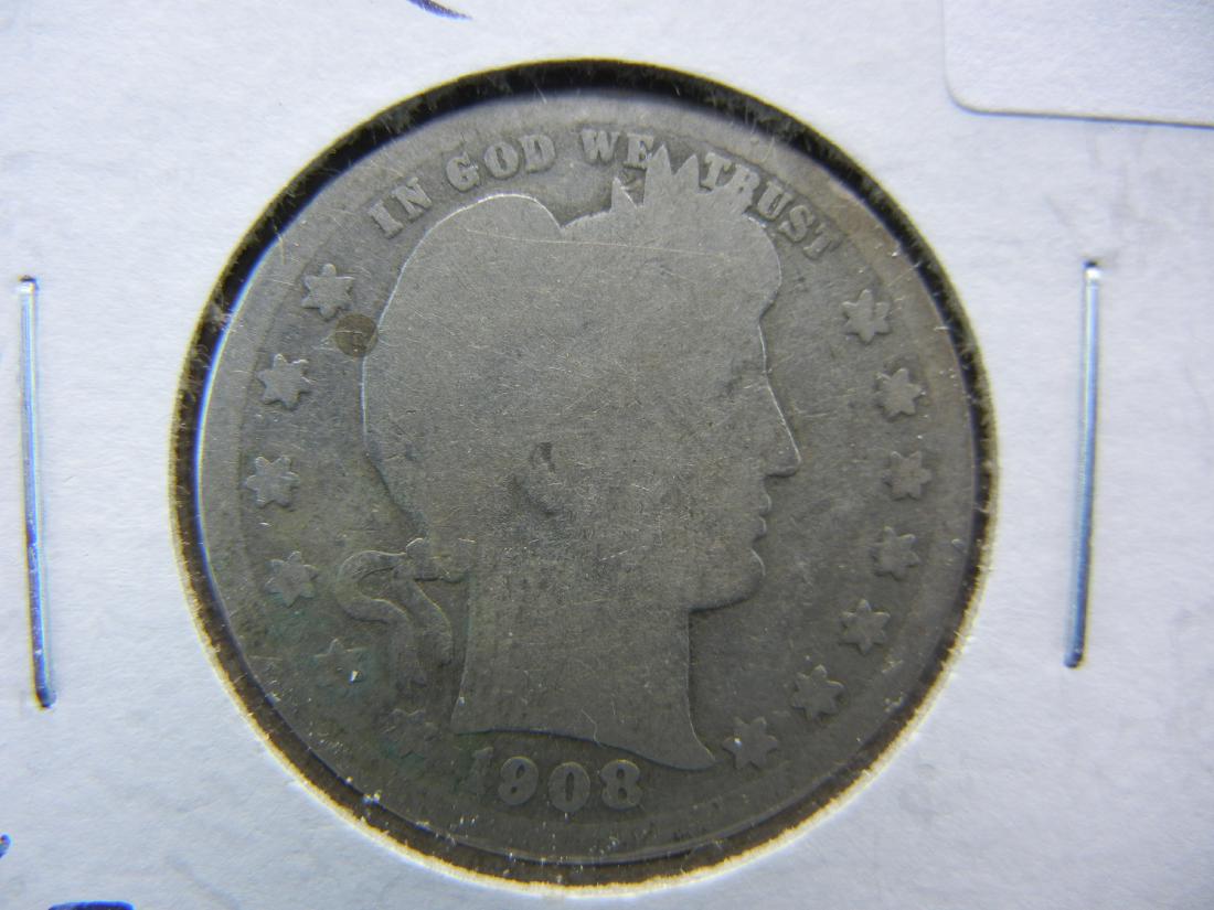 1908-O Barber Quarter (1 of 3)