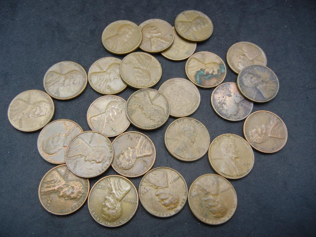 25 Wheat Cents (1 of 3)