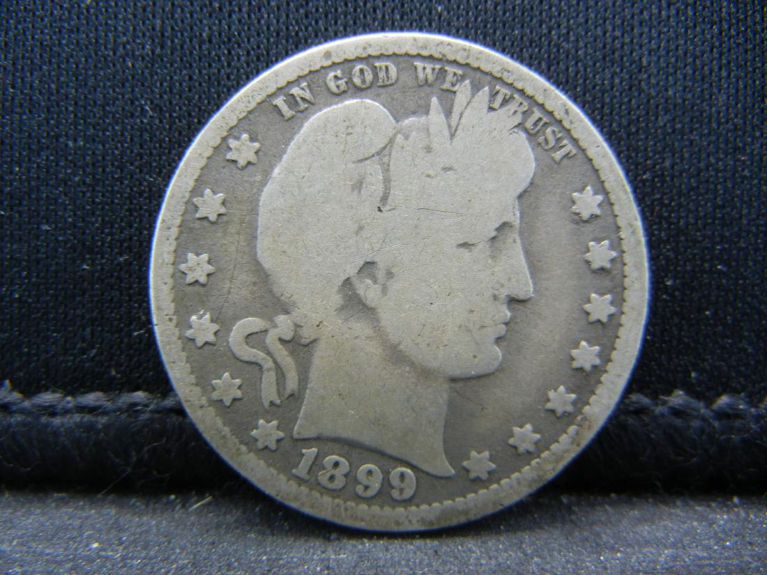 1899-O Barber Quarter, Semi-Key Date. (1 of 2)