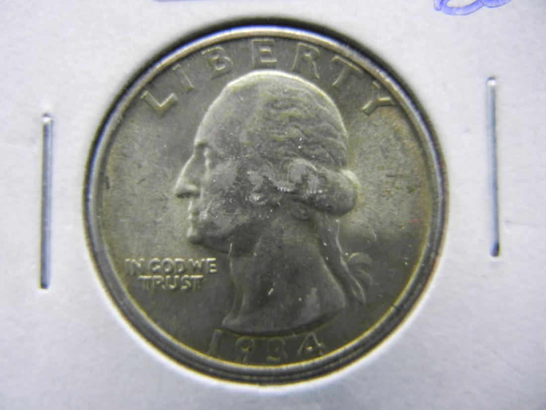 1934 Washington Quarter.   Choice Brilliant (1 of 3)