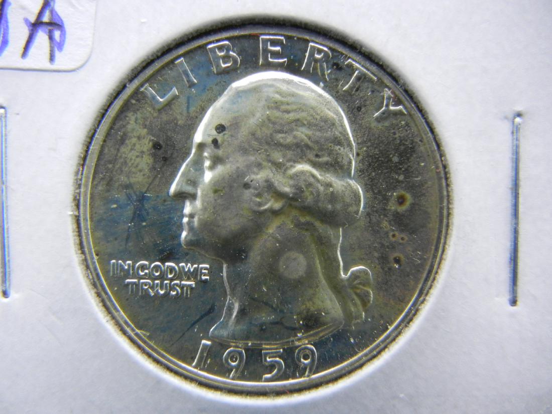 1959 Washington Quarter.   GEM Proof. (1 of 3)
