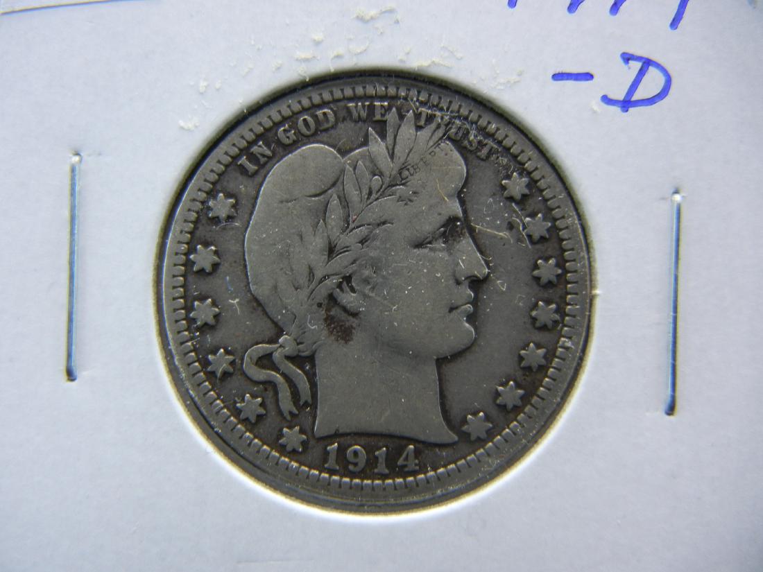 1914-D Barber Quarter (1 of 3)