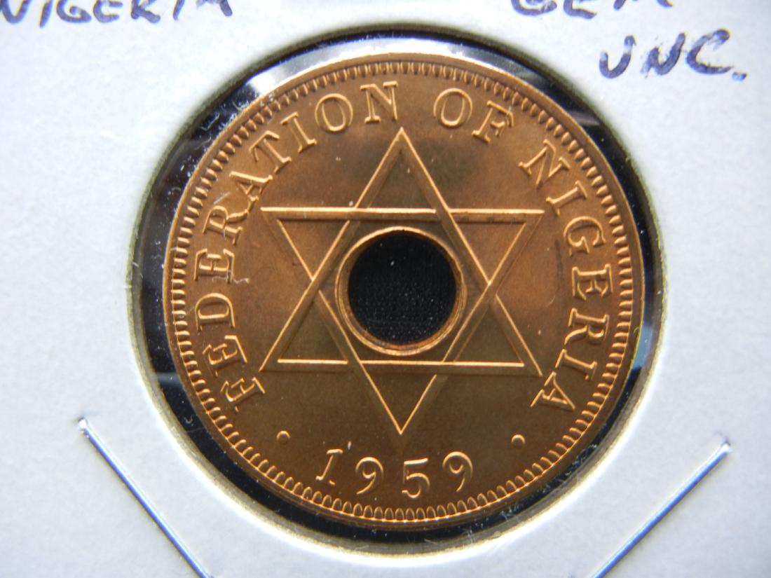 1959 Nigeria 1 Penny. Gem UNC.: 1959 Nigeria 1 Penny. Gem UNC.