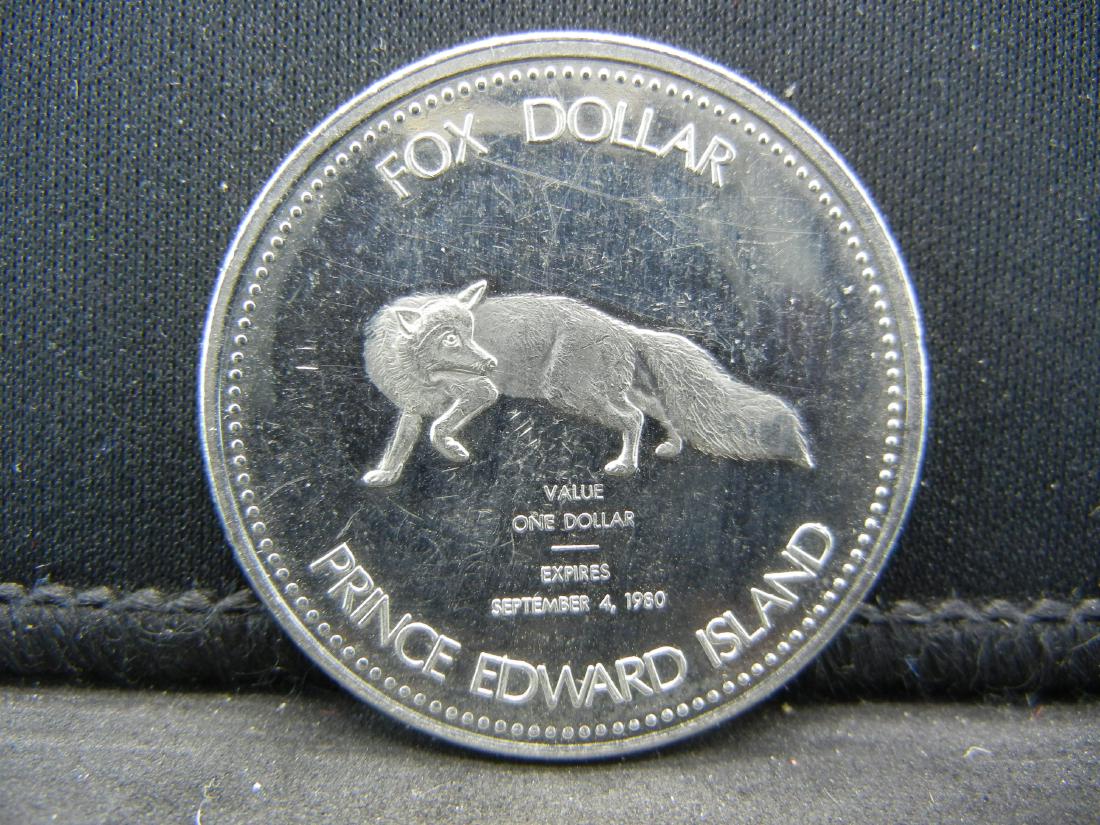 1980 CANADA (PRINCE EDWARD ISLAND/FOX DOLLAR),: 1980 CANADA (PRINCE EDWARD ISLAND/FOX DOLLAR), UNCIRCULATED, HARDER TO FIND, GREAT GIFT!