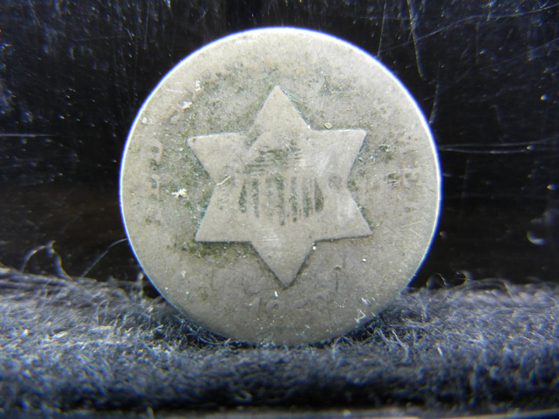 1853 3 Cent Silver (1 of 2)