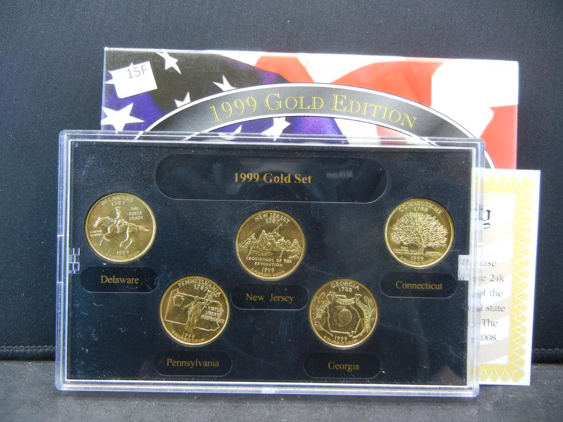 1999 Gold Edition State Quarter Collection (1 of 4)