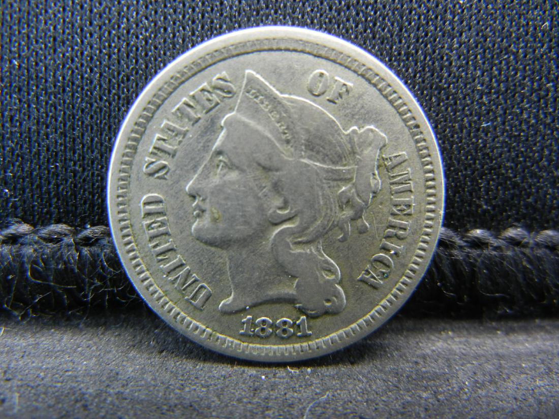 1881 3 Cent Nickel (1 of 2)