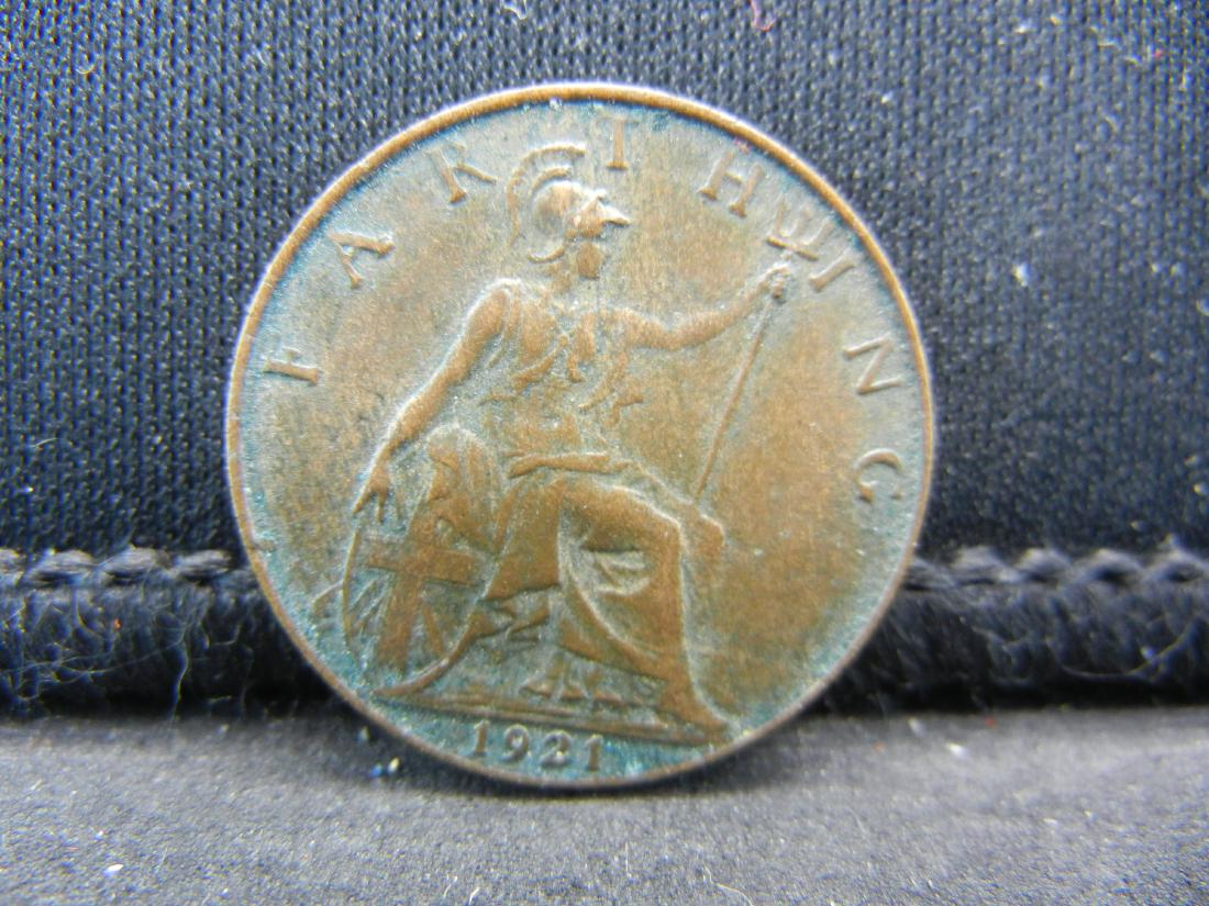 1821 Great Britain One Farthing. (1 of 2)
