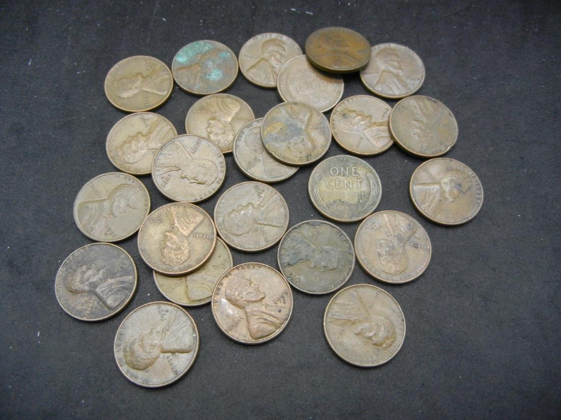 25 Wheat Cents (1 of 3)