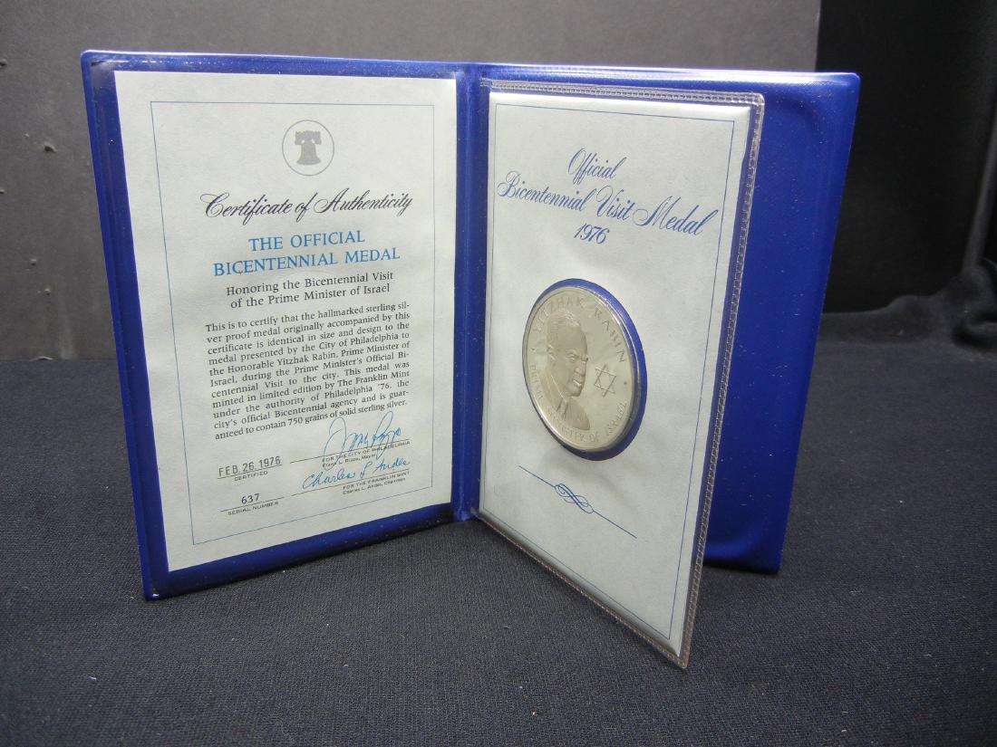 Yitzhak Rabin Prime Minister of Israel Bicentennial (1 of 5)