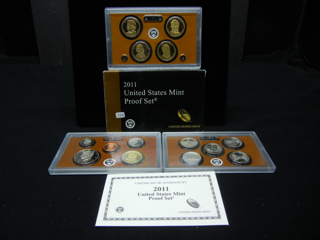 2011-S Clad US Proof Set with Presidents, Parks (1 of 9)