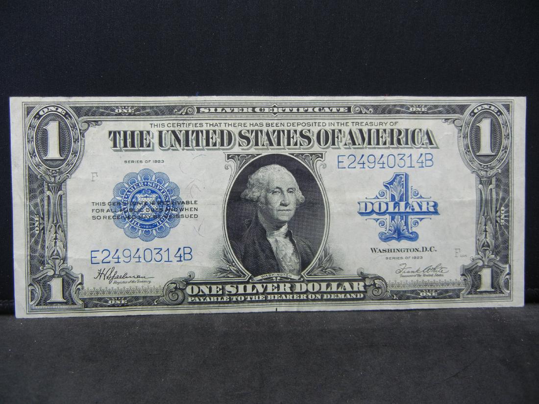 1923 Horse Blanket $1 US Silver Certificate (1 of 3)