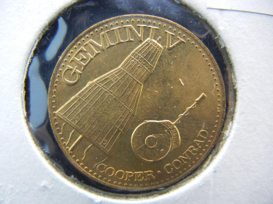 1965 "GEMINI V/MISSION TEST", UNCIRCULATED, VERY LOW (1 of 3)