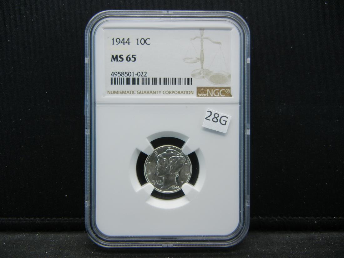 1944 Dime .  NGC MS 65. (1 of 4)