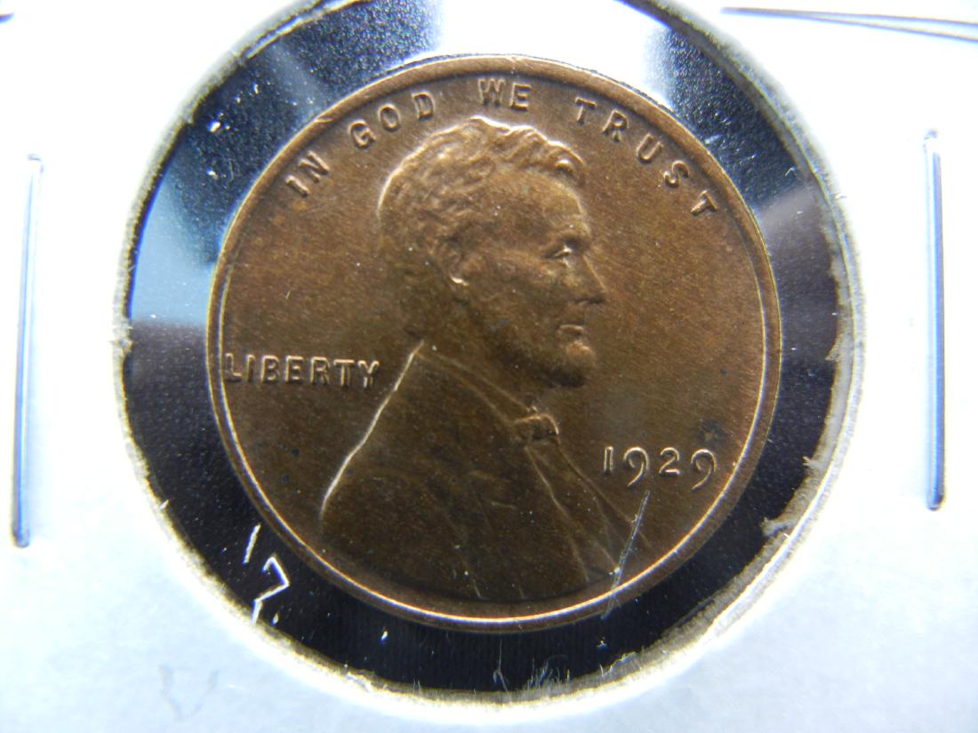 1929 Lincoln Head Cent .  UNC. (1 of 3)