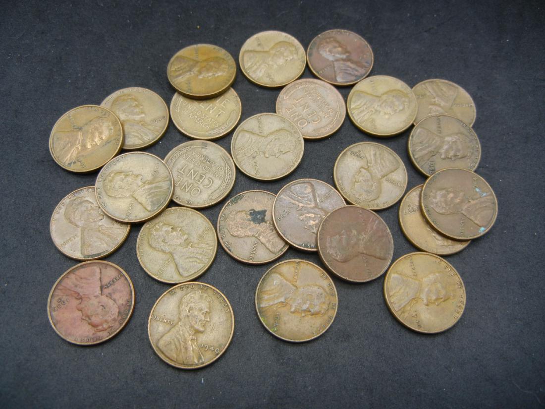 25 Wheat Cents (1 of 2)