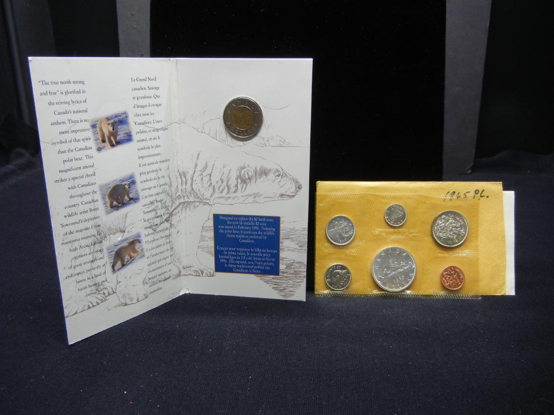 1965 Canada OGP Proof Set w/Bonus 1996 OGP new $2 Coin (1 of 6)