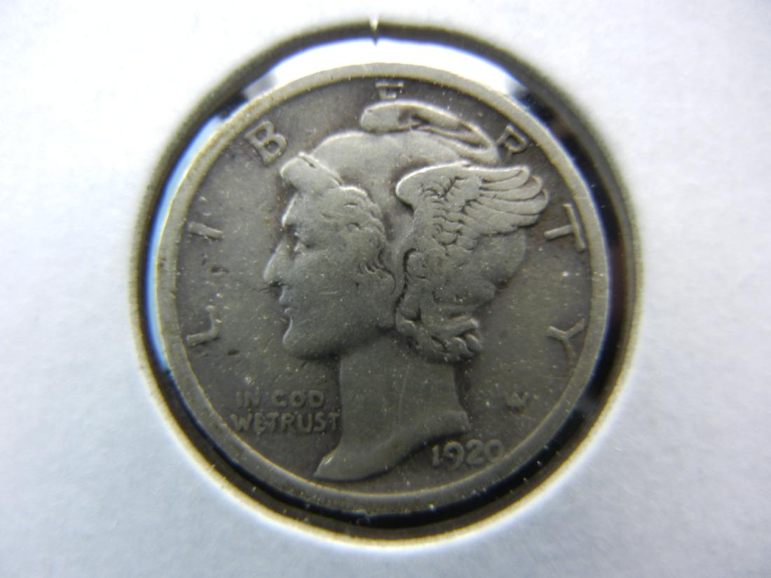 1920 D Mercury Dime Fine (1 of 3)