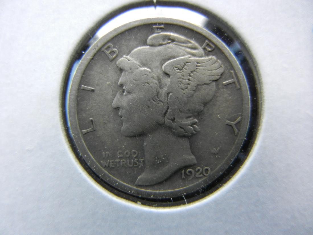 1920 S Mercury Dime Choice Very Fine (1 of 3)