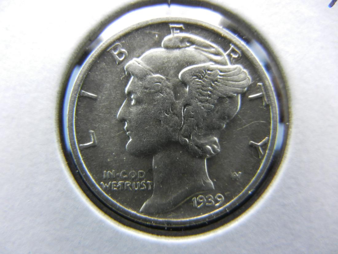 1939 S Mercury Dime Choice XF (1 of 3)