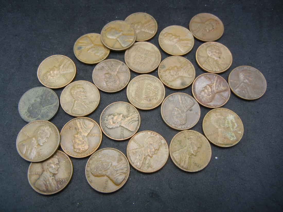 25 Wheat Cents (1 of 2)
