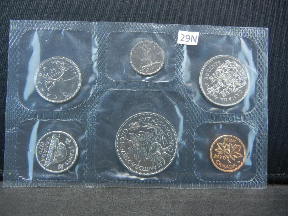 1970 Canada 6 Coin Mint Set. (1 of 2)