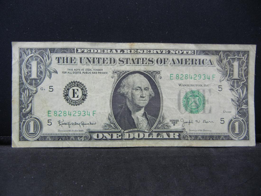 Joseph Barr $1 Note (Rare) (1 of 3)