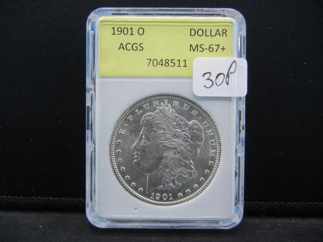 1901 O Morgan Dollar ACGS MS67 + Lists $45,000 (1 of 4)