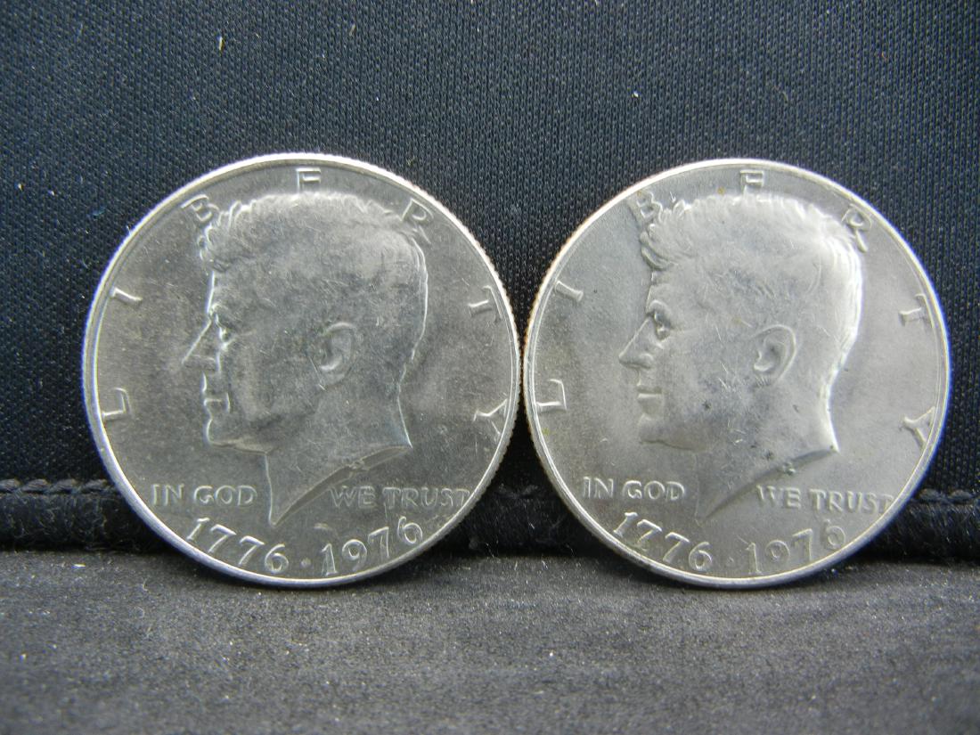 (2) 1976 Kennedy Half Dollars (1 of 2)
