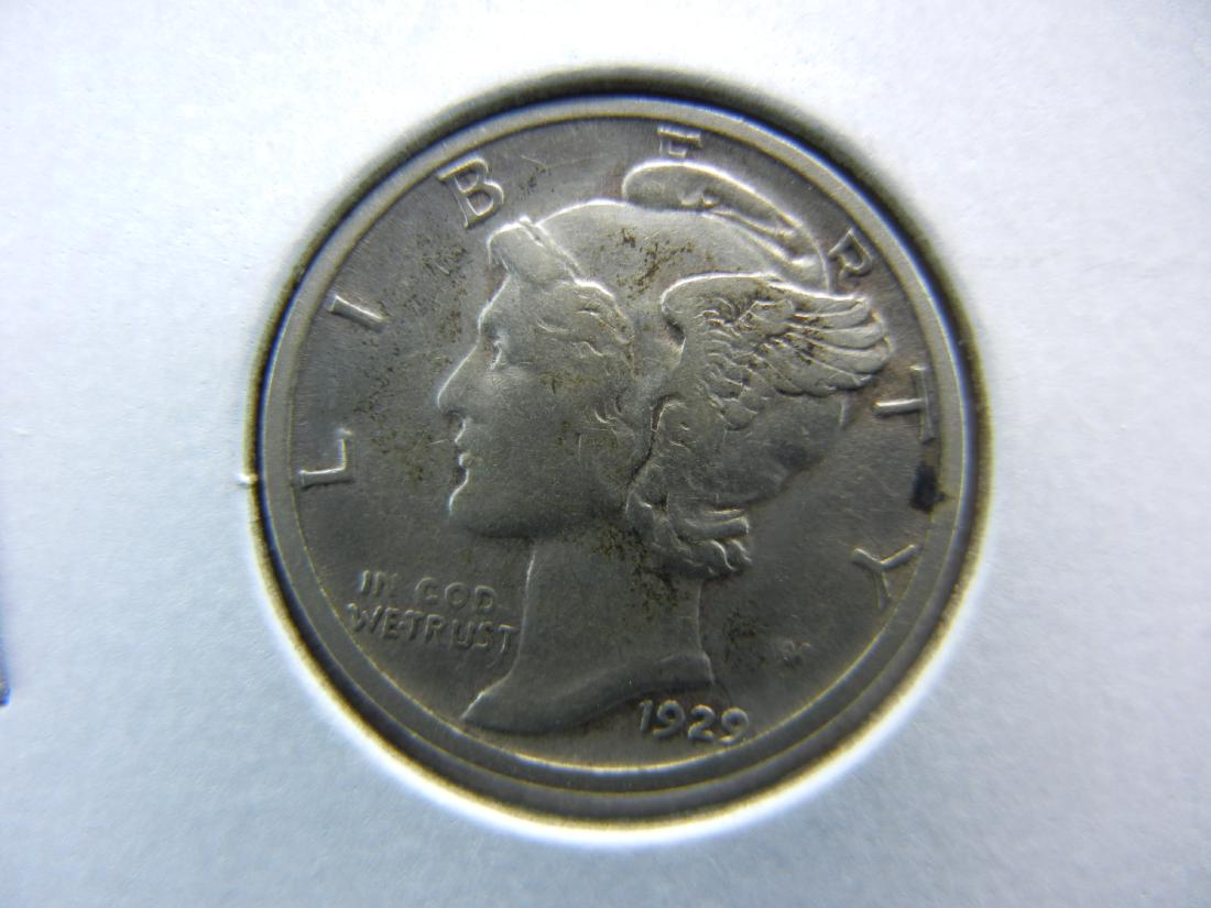 1929 S XF Mercury Dime (1 of 3)