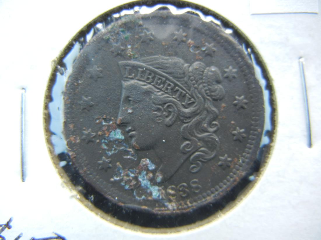 1838 US Large Cent (1 of 3)