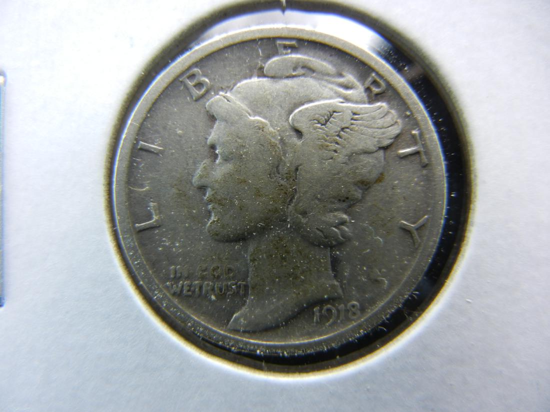 1919 S Fine Mercury Dime (1 of 3)