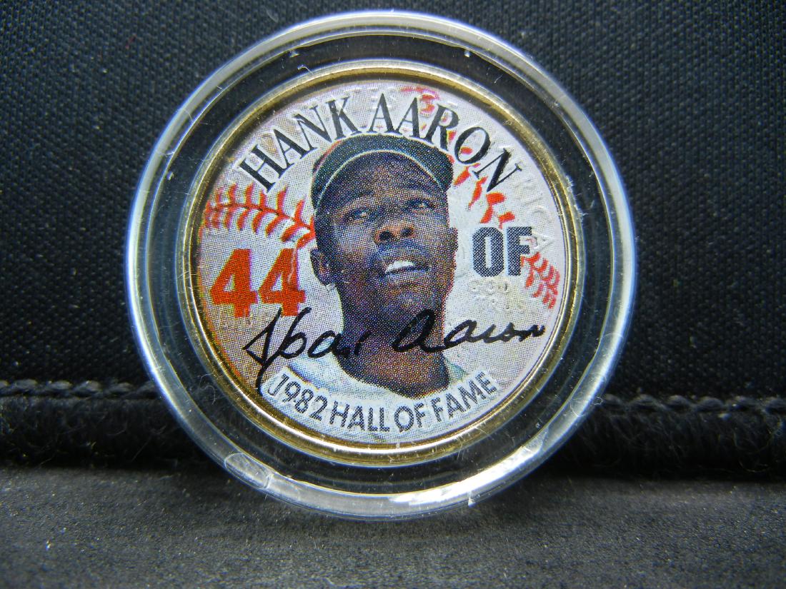 (BASEBALL LEGEND/HANK AARON-1982 HALL OF FAME), (1 of 3)