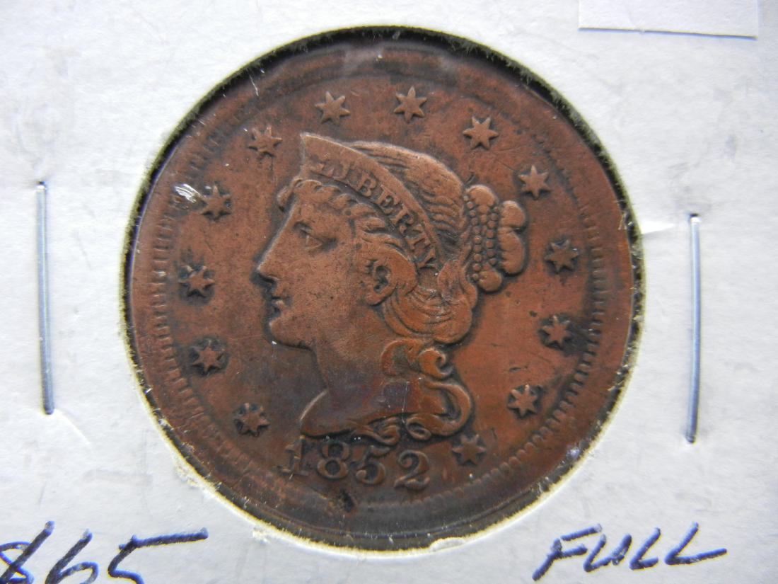 1852 US Large Cent (1 of 3)