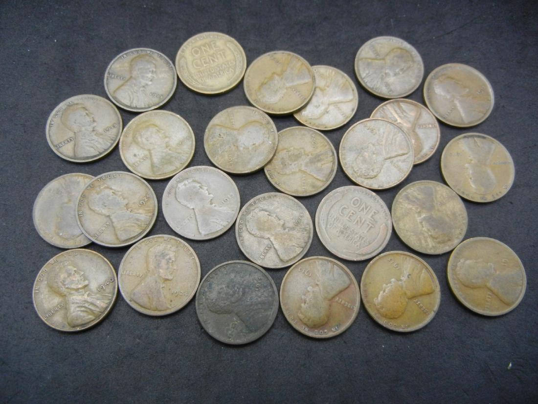 25 Wheat Cents (1 of 2)