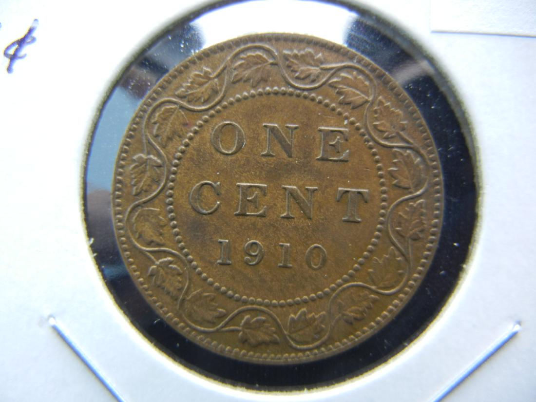 1910 Canada One Cent . AU/UNC. (1 of 3)