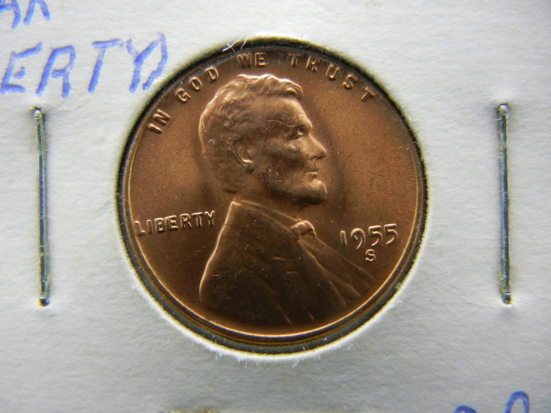 Freak mint error.  1955-S Cent with “Libierty” instead (1 of 3)