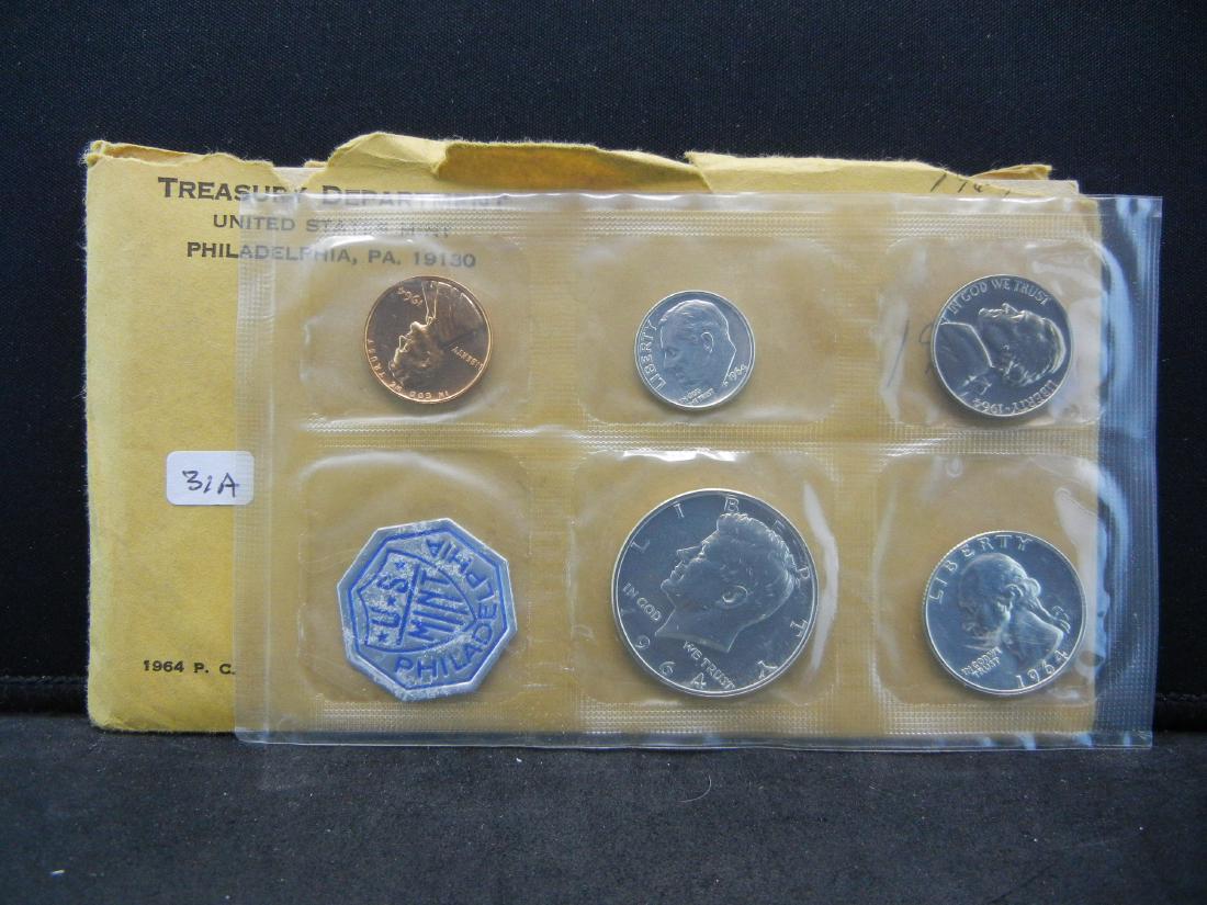 1964 Silver US Proof Set.  In original government (1 of 3)